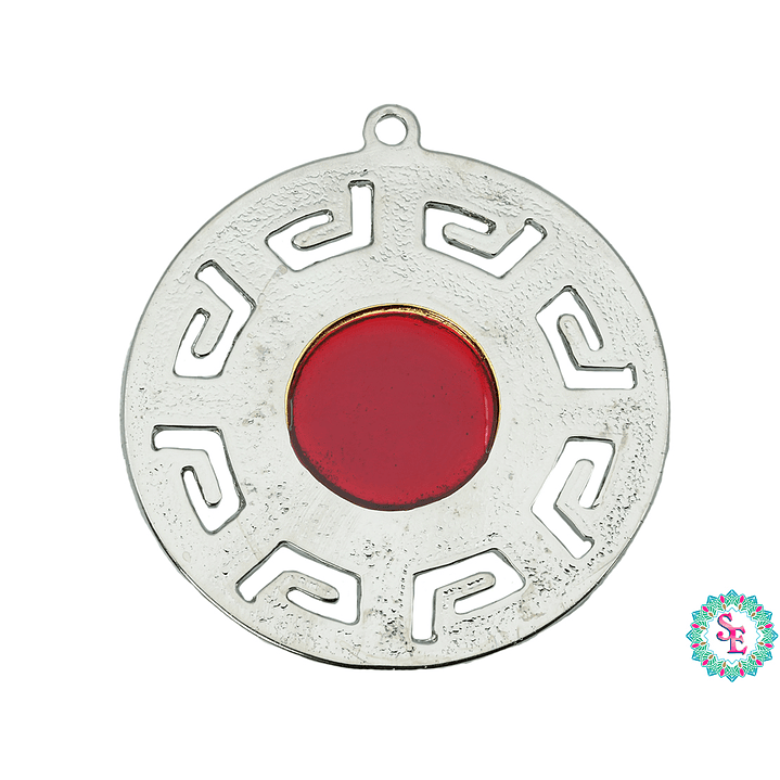 SAMAK  PECTORAL ANDINO GRANDE OCRE 80 MM 6