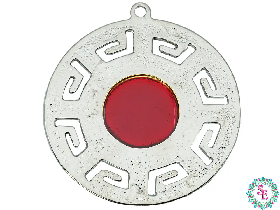 SAMAK  PECTORAL ANDINO GRANDE OCRE 80 MM 6