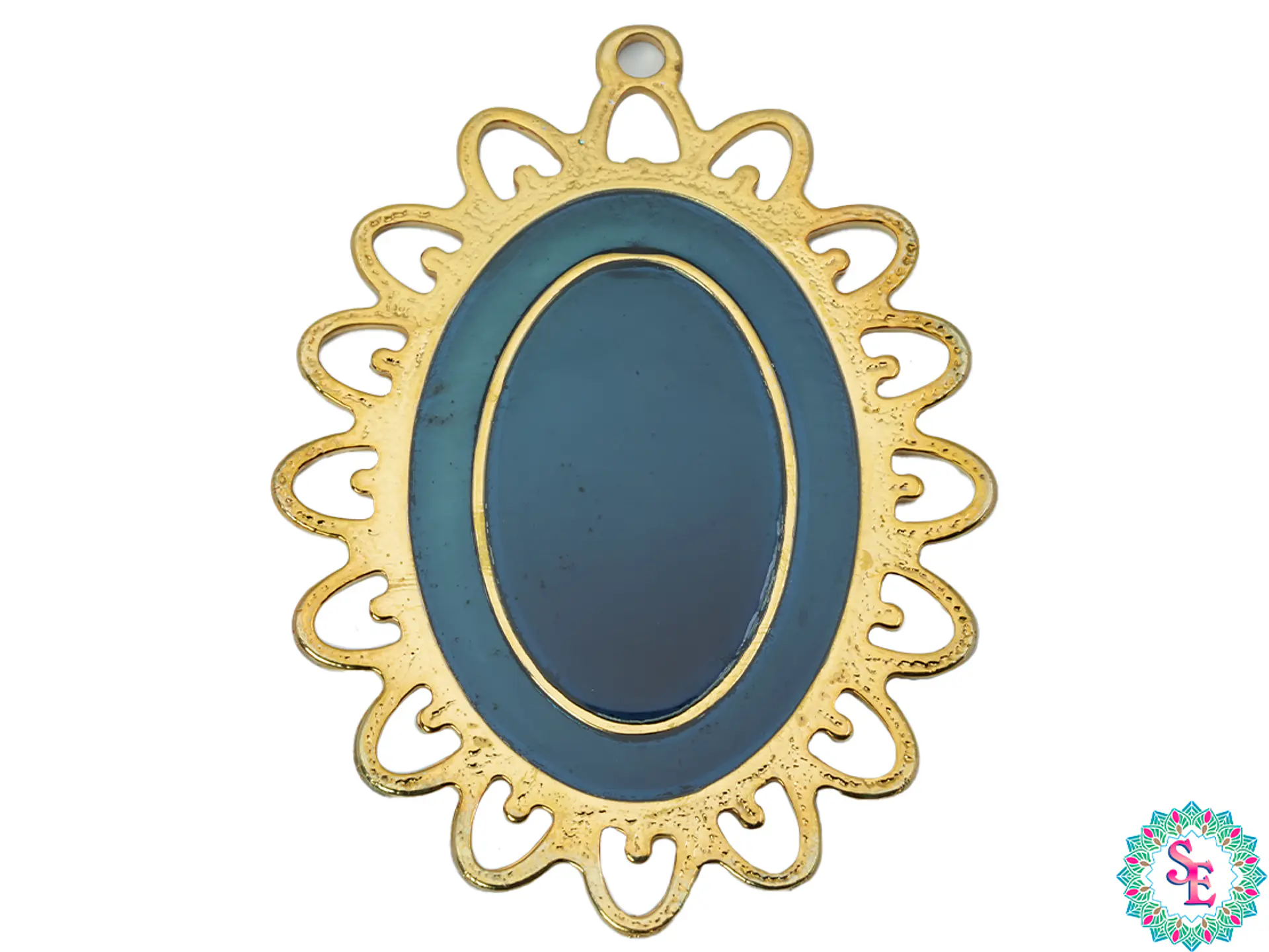 SAMAK  PECTORAL VESUBIO GRANDE NEGRO 90MM 4