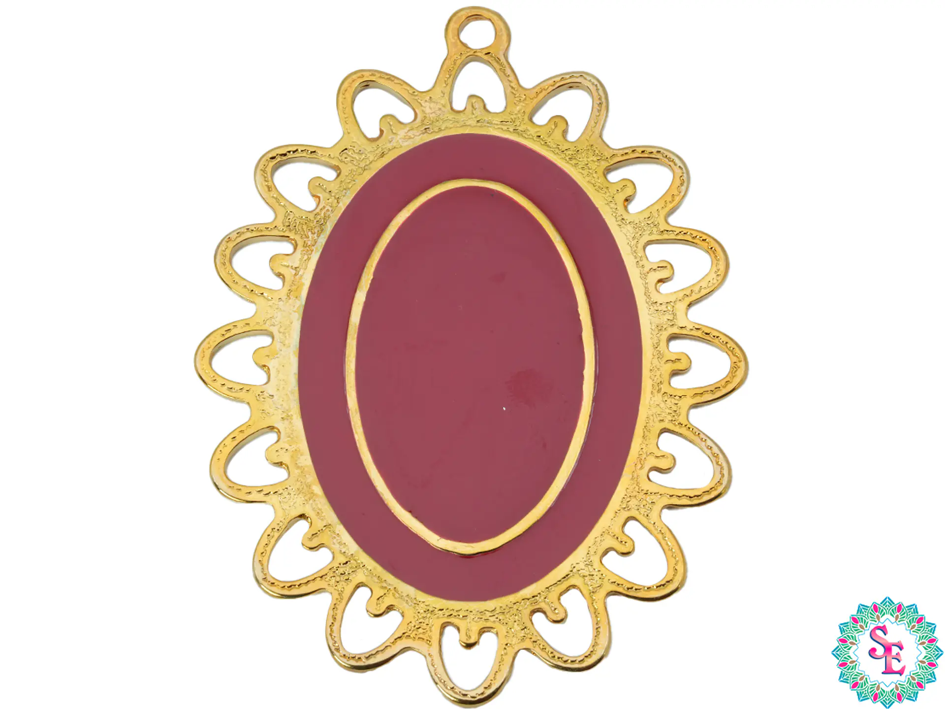 SAMAK  PECTORAL VESUBIO GRANDE NEGRO 90MM 6