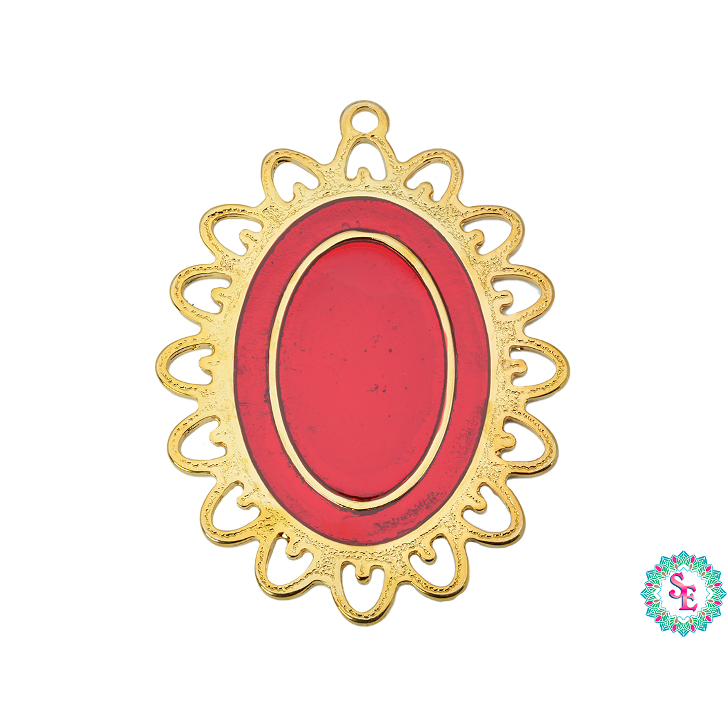 SAMAK  PECTORAL VESUBIO GRANDE NEGRO 90MM 7