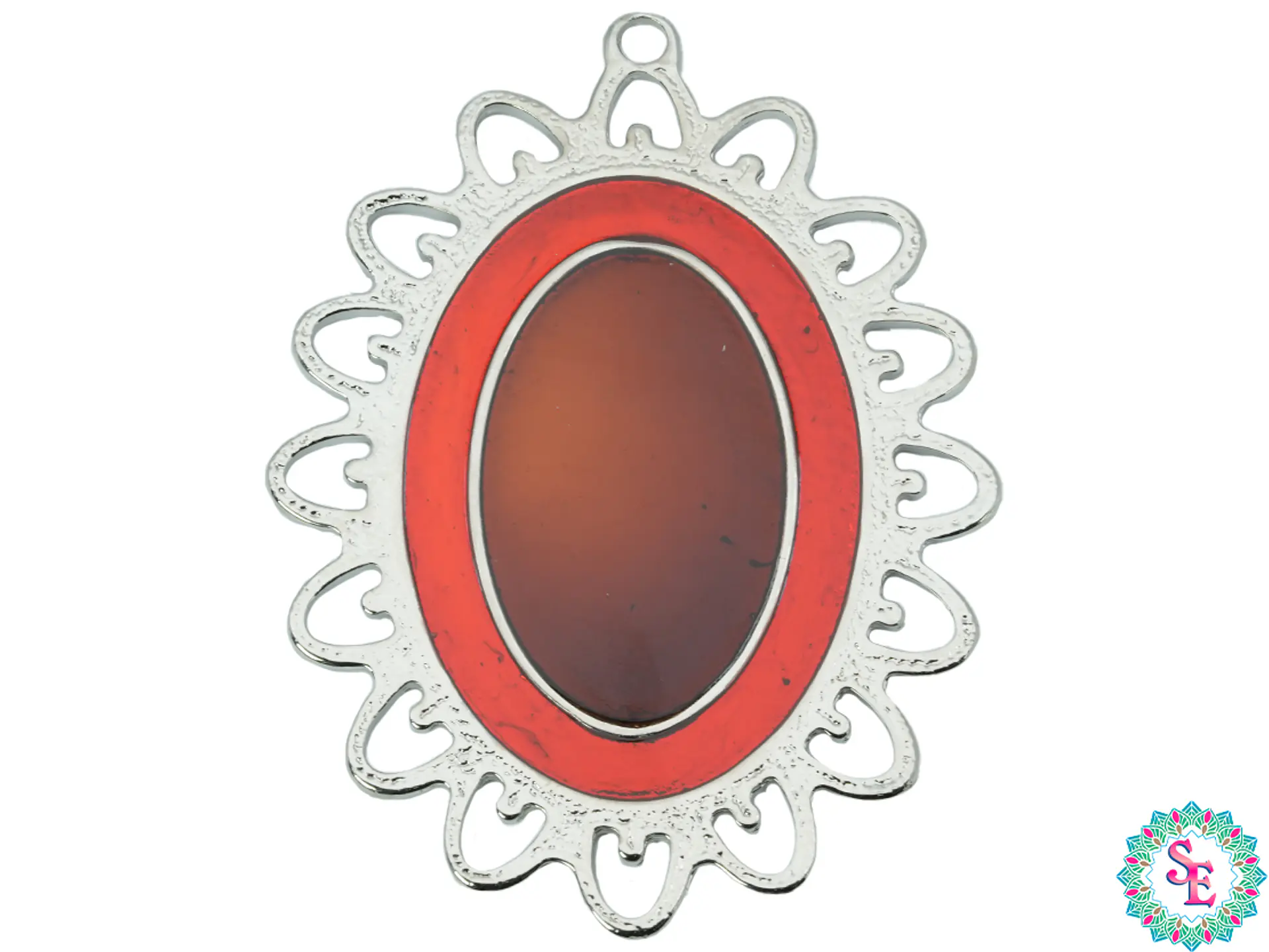 SAMAK  PECTORAL VESUBIO GRANDE NEGRO 90MM 8