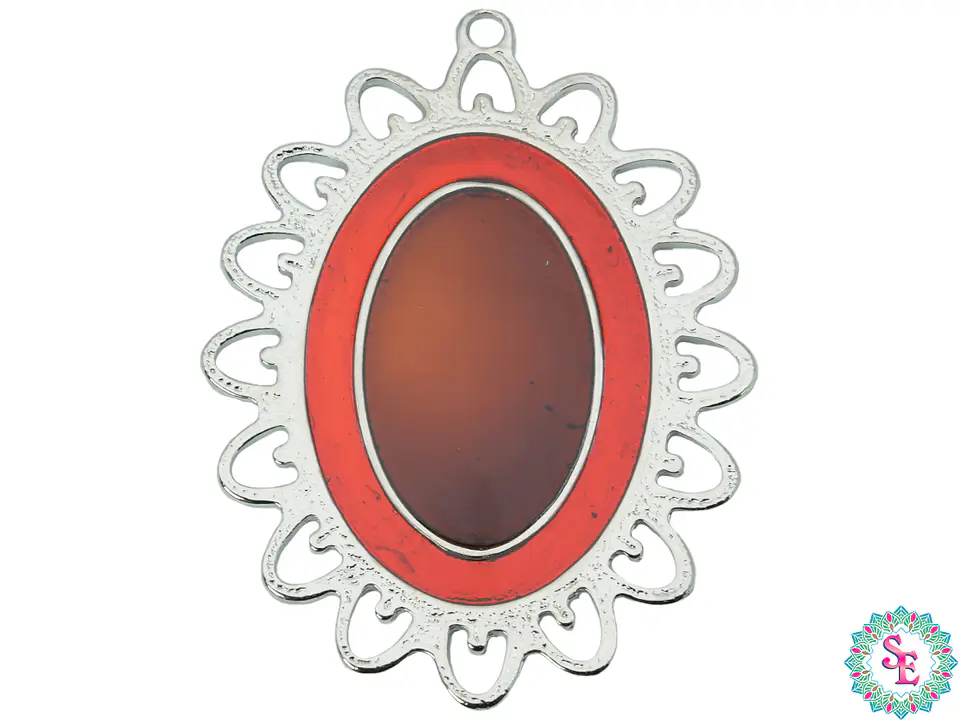 SAMAK  PECTORAL VESUBIO GRANDE NEGRO 90MM 8