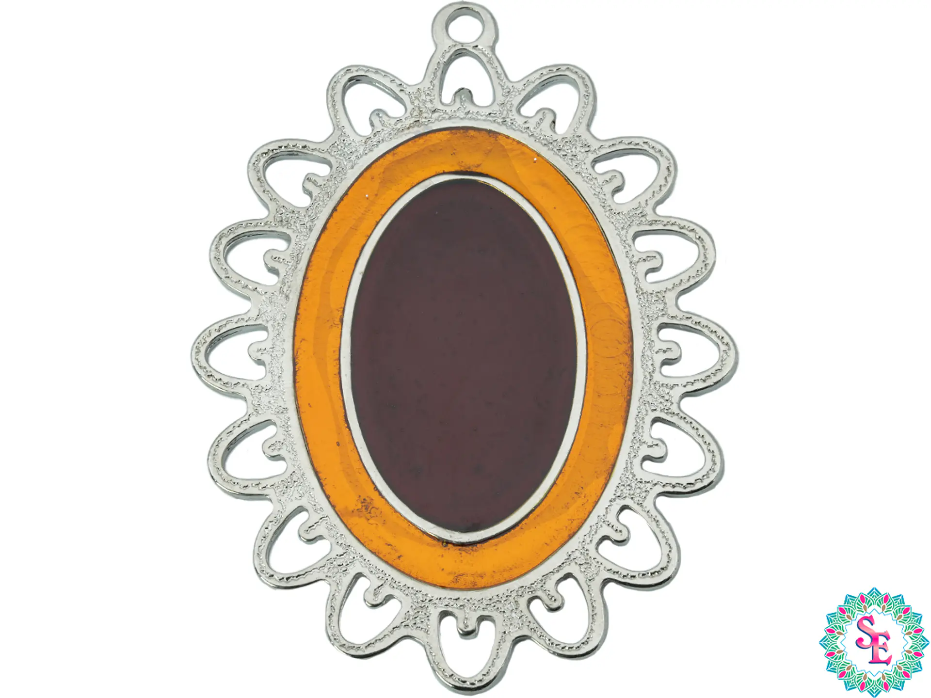 SAMAK  PECTORAL VESUBIO GRANDE NEGRO 90MM 9