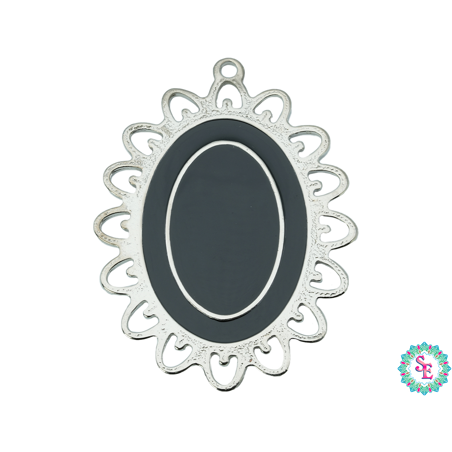 SAMAK  PECTORAL VESUBIO GRANDE NEGRO 90MM 14