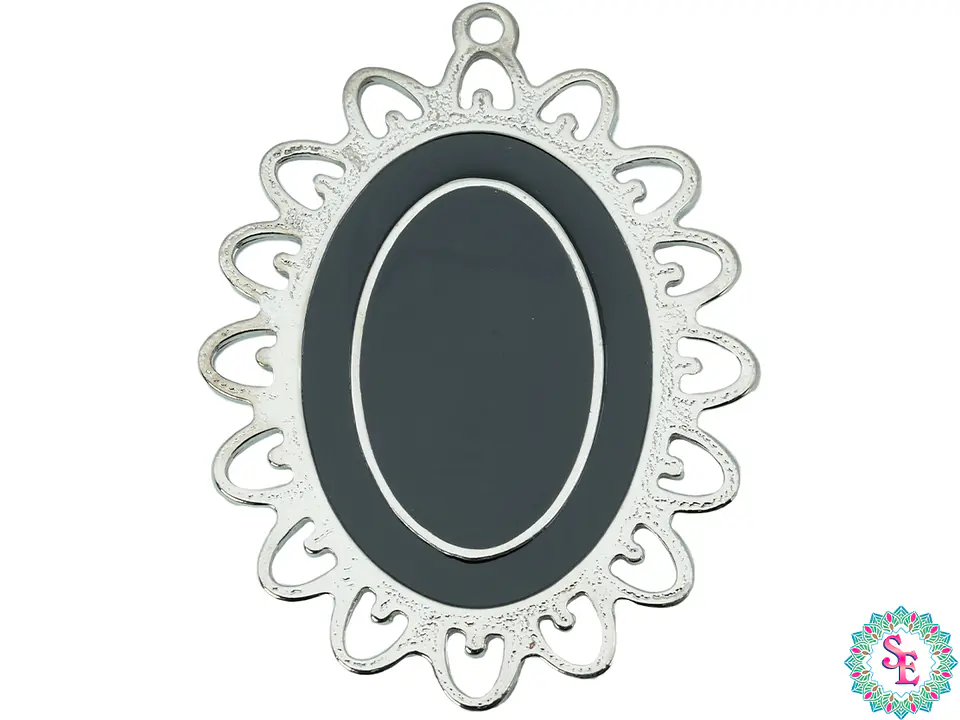 SAMAK  PECTORAL VESUBIO GRANDE NEGRO 90MM 14