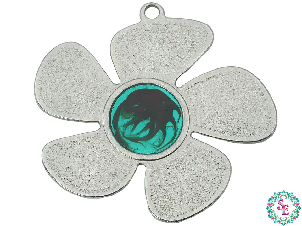SAMAK  PECTORAL FLOR ELIF GRANDE 90MM 7