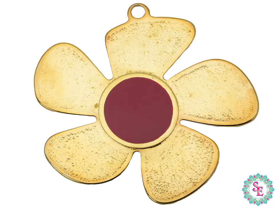 SAMAK  PECTORAL FLOR ELIF GRANDE 90MM 3