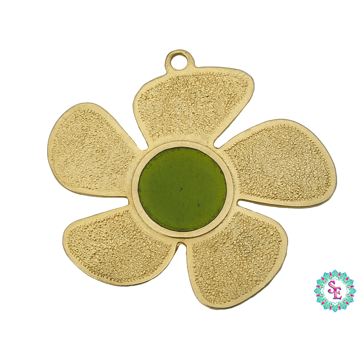 SAMAK  PECTORAL FLOR ELIF GRANDE 90MM 1