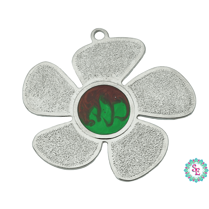 SAMAK  PECTORAL FLOR ELIF GRANDE 90MM 12