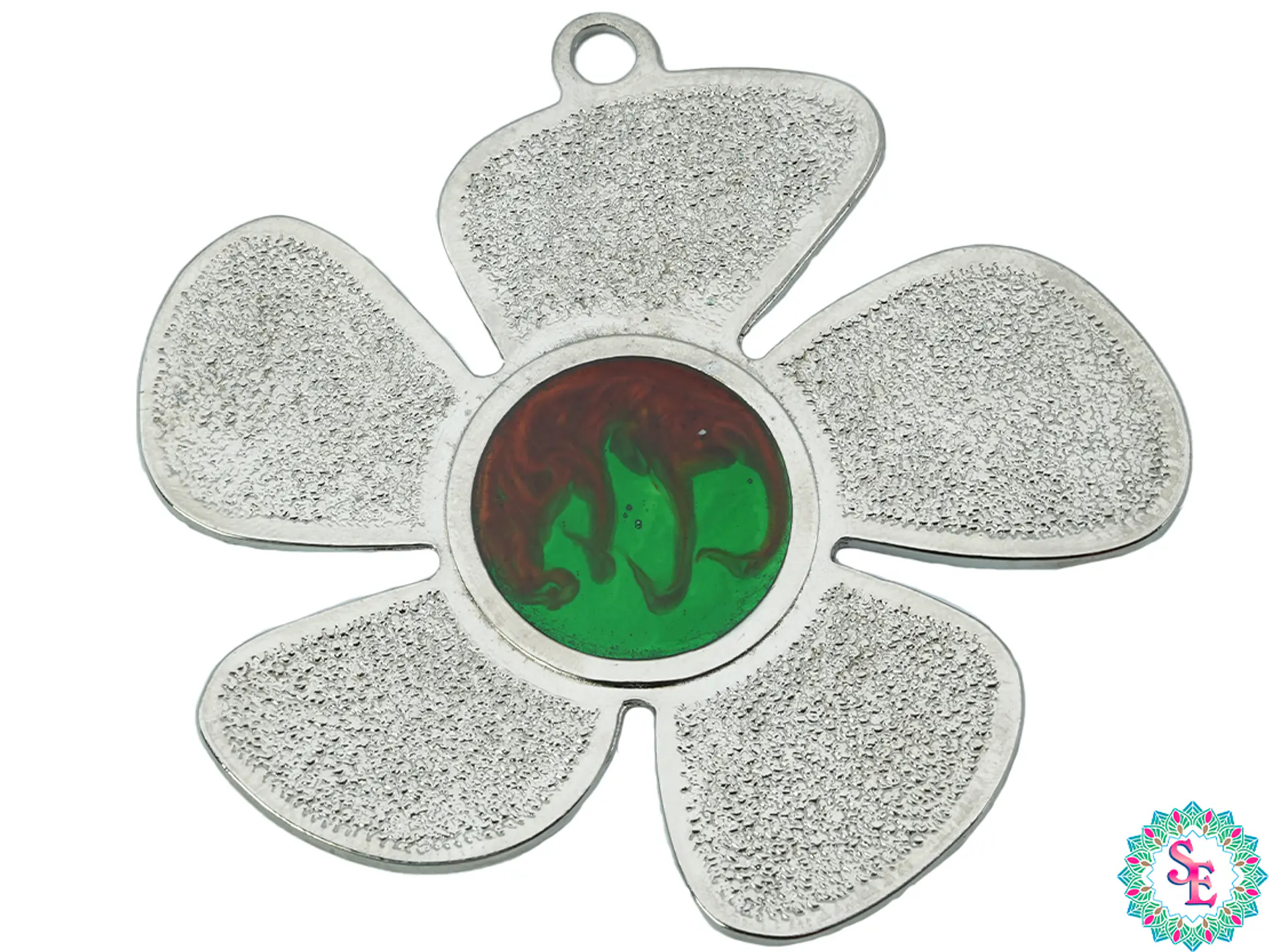 SAMAK  PECTORAL FLOR ELIF GRANDE 90MM 12