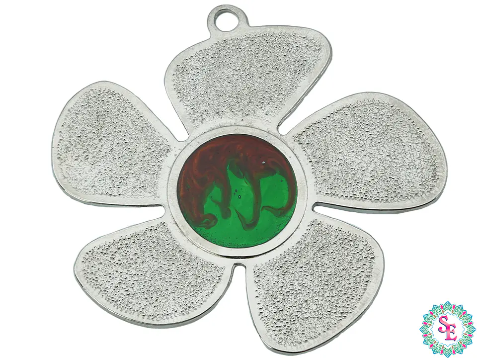 SAMAK  PECTORAL FLOR ELIF GRANDE 90MM 12