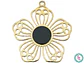 SAMAK DORADA  PECTORAL FLOR DALLANA 80MM - thumbnail 3