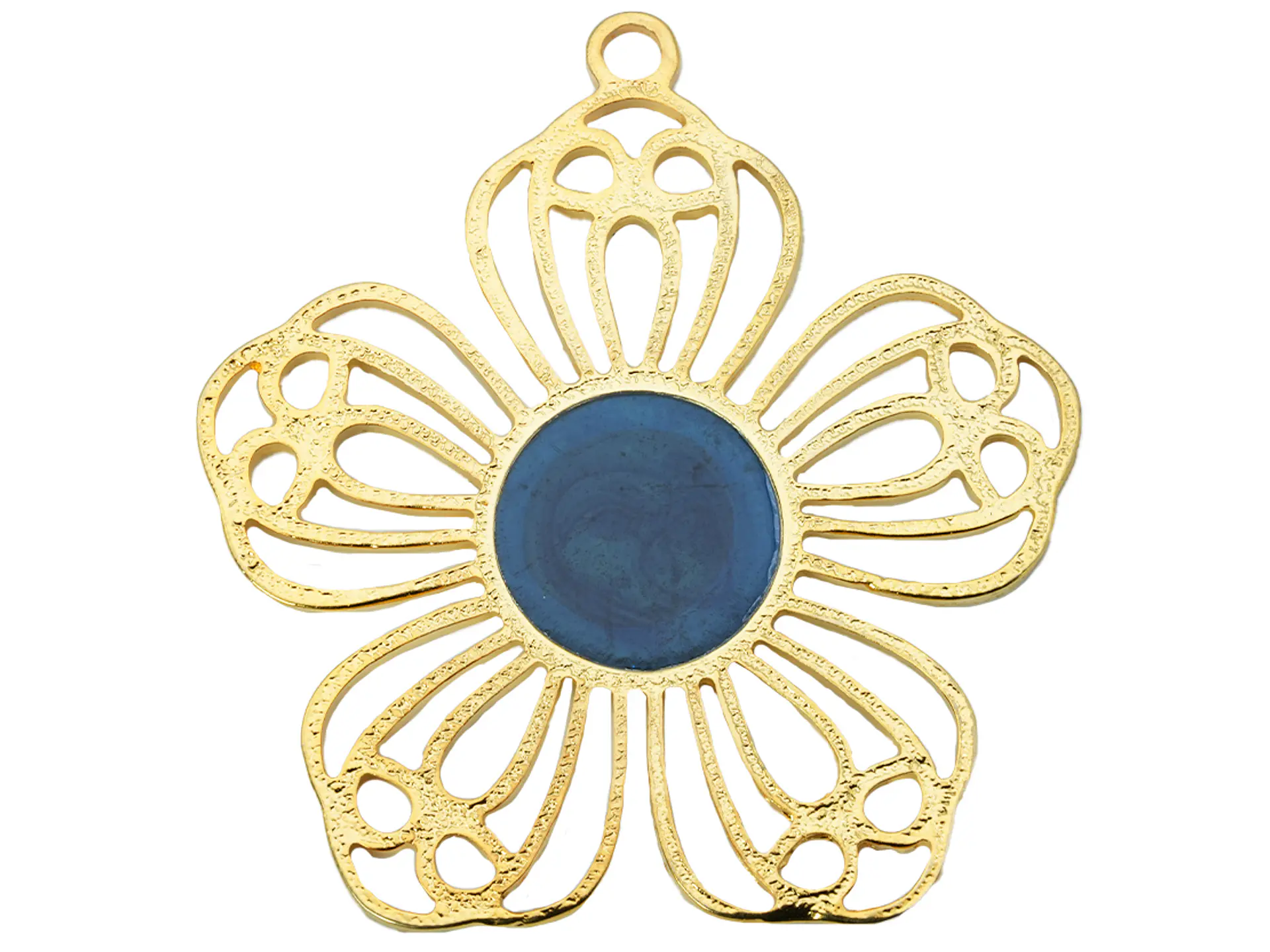 SAMAK DORADA  PECTORAL FLOR DALLANA 80MM 4