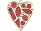 SAMAK DORADA PECTORAL CORAZON DINER  80*80MM - Miniatura 1