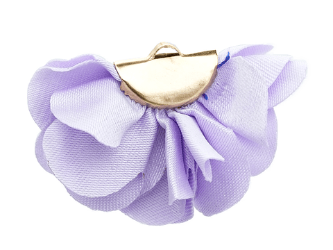 FLOR TELA  HERRAJE EMPANADA DORADO