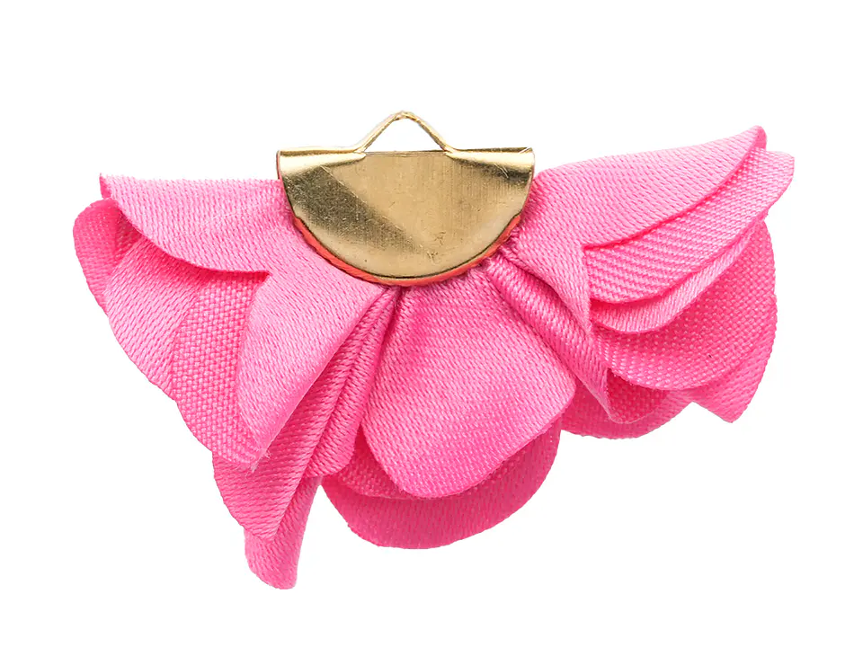 FLOR TELA  HERRAJE EMPANADA DORADO 2