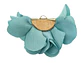 FLOR TELA  HERRAJE EMPANADA DORADO - Miniatura 5