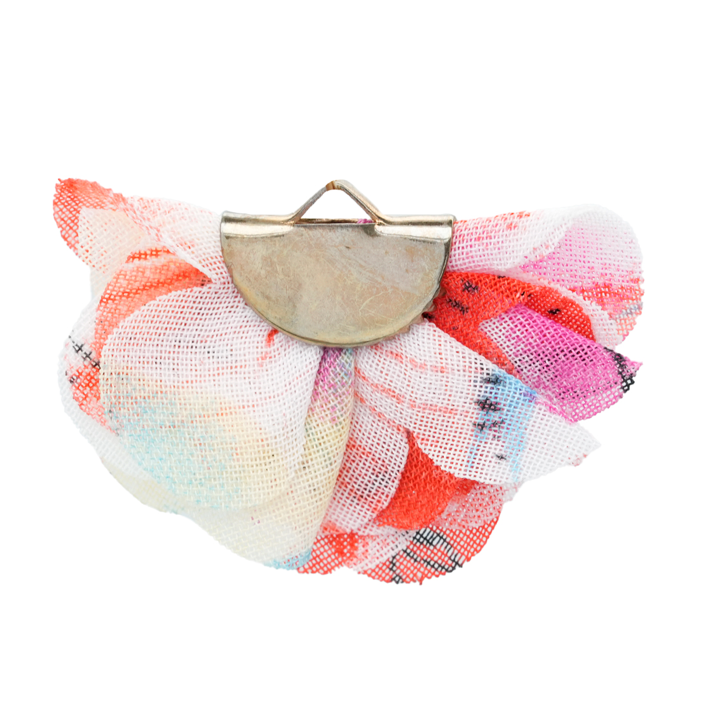 FLOR TELA  HERRAJE EMPANADA DORADO 14