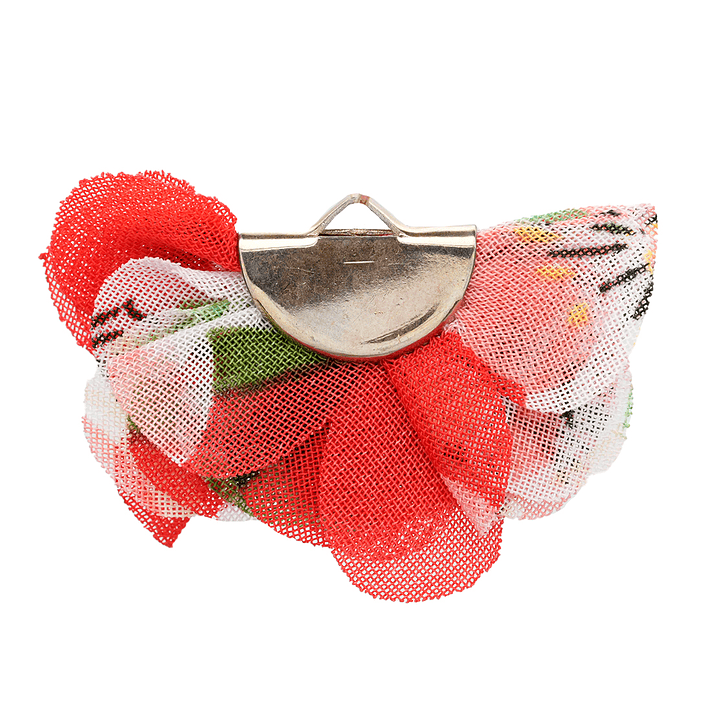 FLOR TELA  HERRAJE EMPANADA DORADO 16