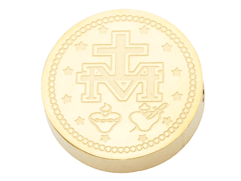 ACERO DORADO CENTRO VIRGEN DEL CARMEN 15MM