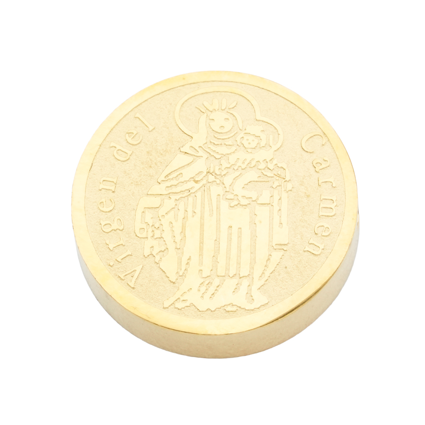 ACERO DORADO CENTRO VIRGEN DEL CARMEN 15MM 1