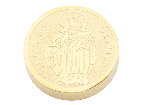 ACERO DORADO CENTRO VIRGEN DEL CARMEN 15MM