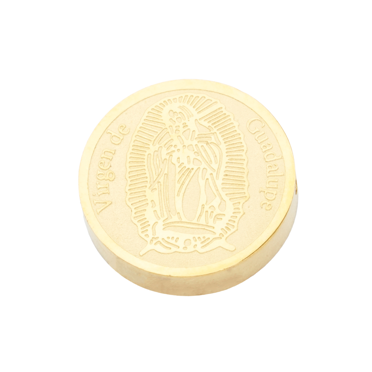 ACERO DORADO CENTRO VIRGEN GUADALUPE 10MM 1