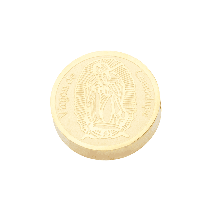 ACERO DORADO CENTRO VIRGEN GUADALUPE 8MM 1