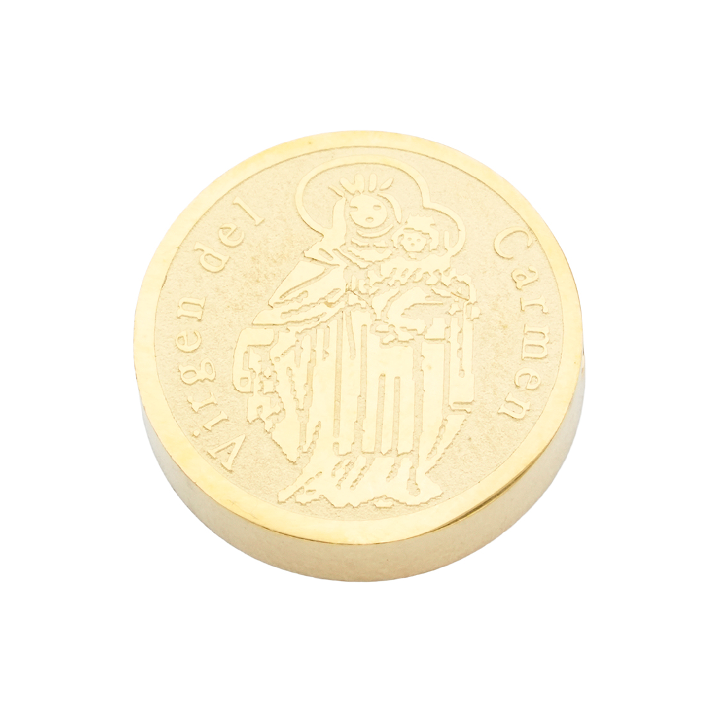 ACERO DORADO CENTRO VIRGEN DEL CARMEN 12MM 1