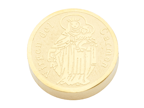 ACERO DORADO CENTRO VIRGEN DEL CARMEN 12MM