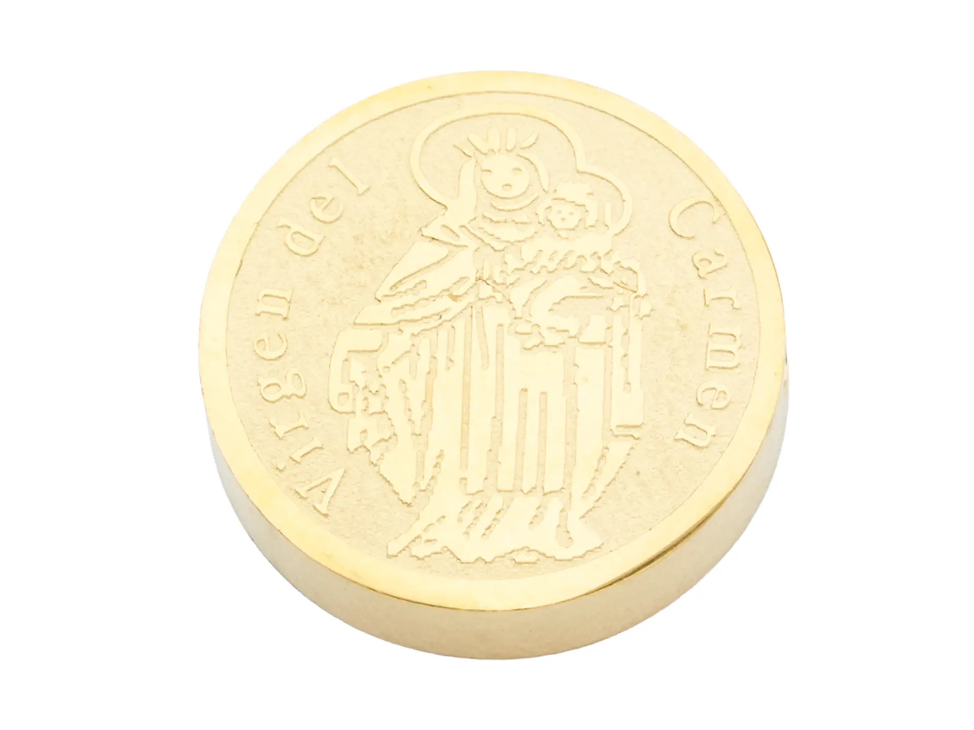 ACERO DORADO CENTRO VIRGEN DEL CARMEN 10MM 1