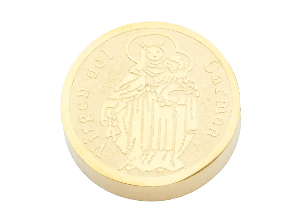 ACERO DORADO CENTRO VIRGEN DEL CARMEN 10MM 1