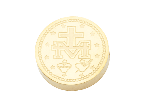 ACERO DORADO CENTRO VIRGEN DEL CARMEN 8MM