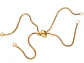 ACERO DORADO PULSERA VENECIANA 2.5MM * 12CM  - Miniatura 1