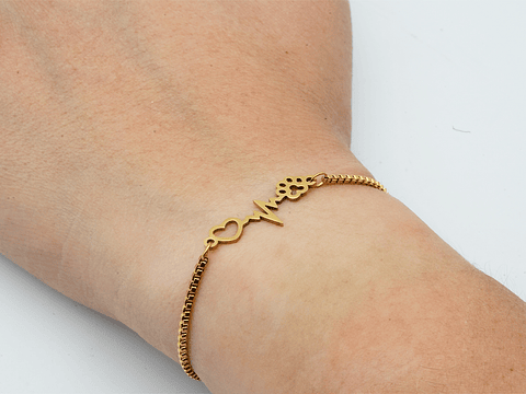 ACERO DORADO PULSERA VENECIANA 2.5MM * 12CM 