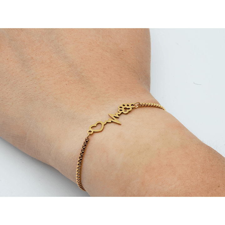 ACERO DORADO PULSERA VENECIANA 2.5MM X 12CM  2