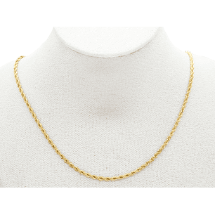 ACERO DORADO CADENA TERMINDA LAZO 0.5MM POR 50CM