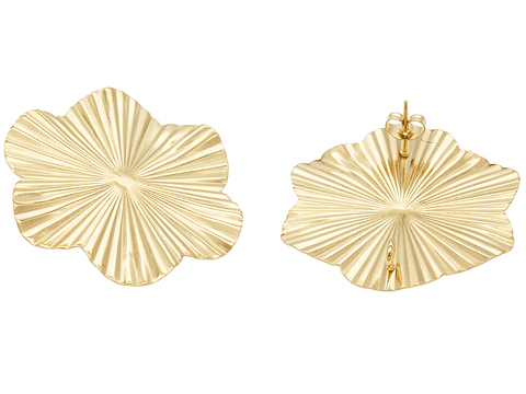 ACERO DORADO TOPO 135 FLOR MARTILLADO 40*37MM