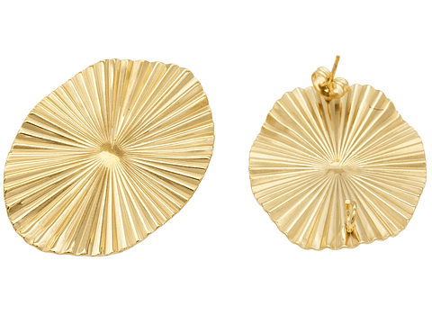 ACERO DORADO TOPO 137 OVALO MARTILLADO 40*28MM