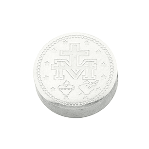 ACERO PLATEADO CENTRO VIRGEN GUADALUPE 10MM