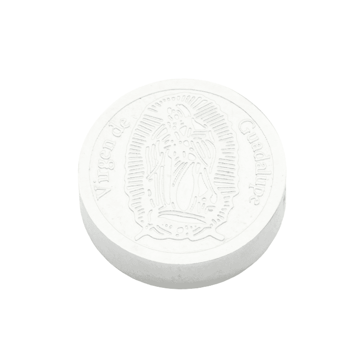 ACERO PLATEADO CENTRO VIRGEN GUADALUPE 10MM 1