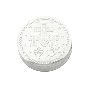 ACERO PLATEADO CENTRO VIRGEN GUADALUPE 12MM