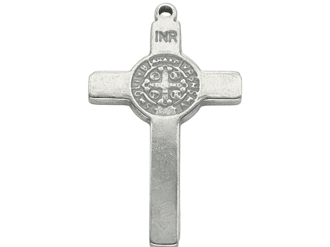 ACERO PLATEADO CRUZ SAN BENITO 33*19*1.9MM