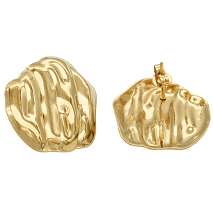 ACERO DORADO TOPO 141 AMORFO MARTILLADO 24*22MM