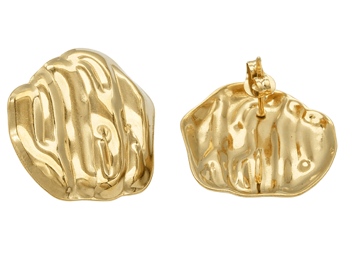 ACERO DORADO TOPO 141 AMORFO MARTILLADO 24*22MM