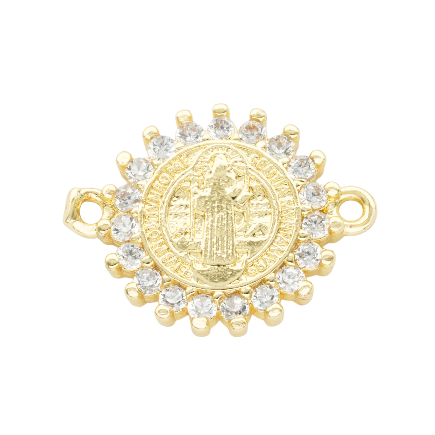 RODIO DORADO CENTRO SAN BENITO ZIRCON 12MM 1