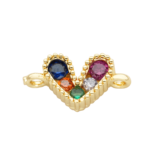 RODIO DORADO CENTRO CORAZON MIX ZIRCON 12*7MM