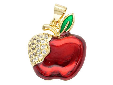 RODIO DORADO DIJE MANZANA 20MM