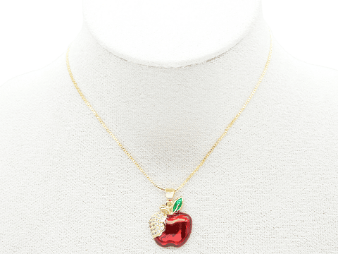 RODIO DORADO DIJE MANZANA 20MM